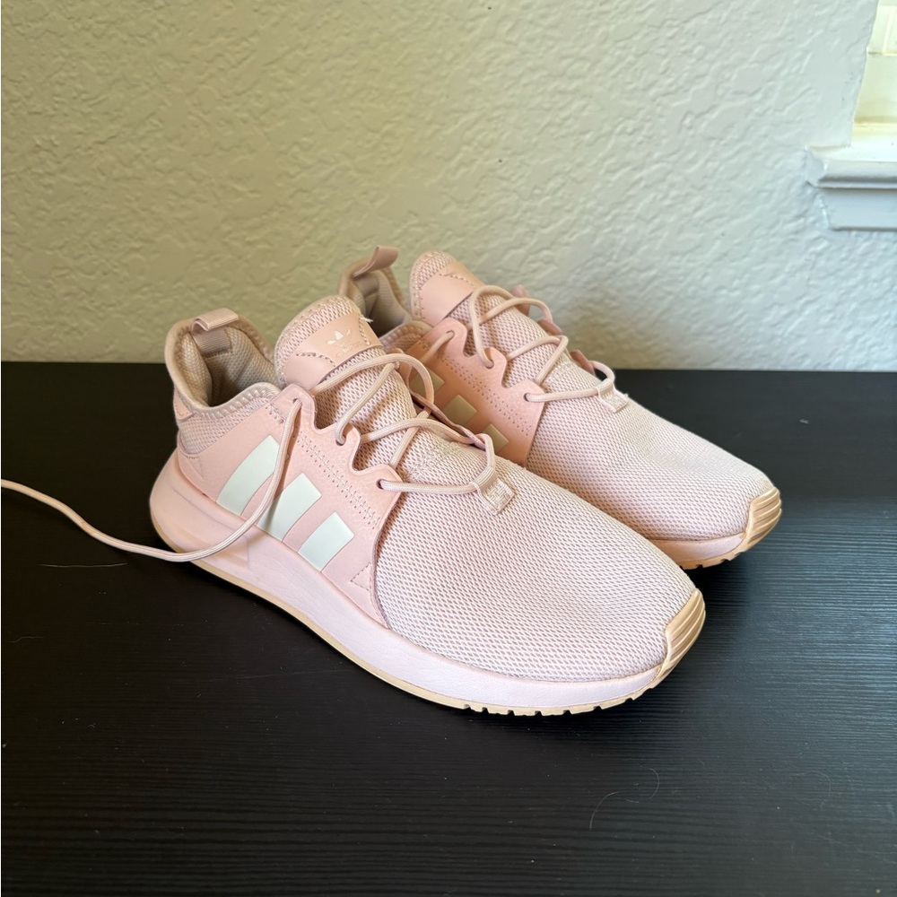 Adidas Light Pink Trainers with White Accents